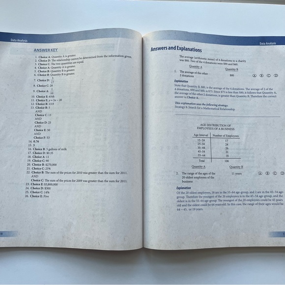 ETS Official GRE Quantitative Reasoning Practice Questions book - Picture 2 of 3